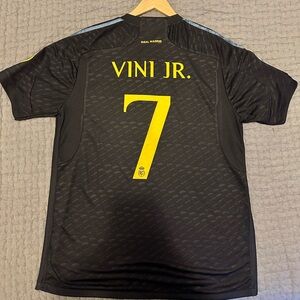 Vinicius Jr. “Vini Jr.” Real Madrid Third Jersey 23/24 - Size XL Slim-fit - New